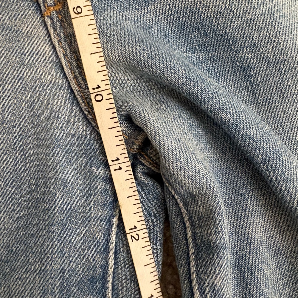 MOTHER Wide-Leg Flare Jeans in Light Blue Wash - Picture 4 of 10